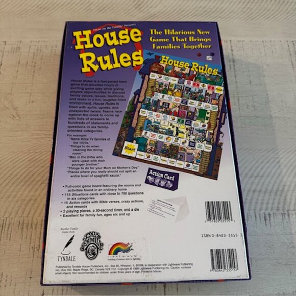 Vintage 1999 Focus on the Family House Rules - Picture 10 of 10